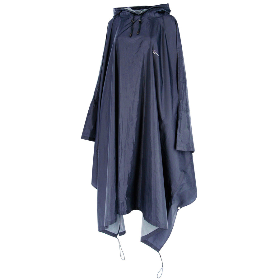 Poncho de pluie d'équitation, vue de côté