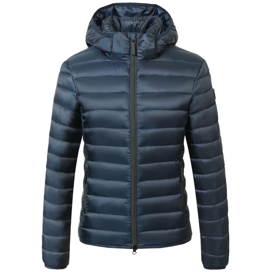 Veste matelassée Covalliero bleu marine, vue de face