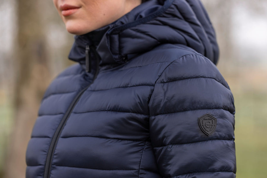 Détail de la veste matelassée