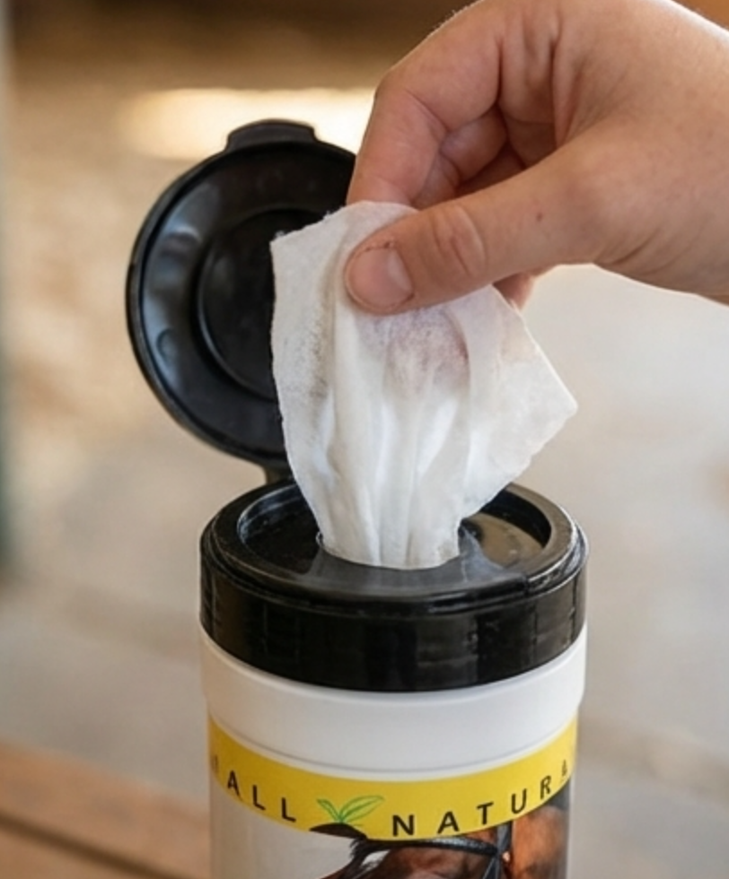 Lingettes d'Acceptation du Mors Aromatisées