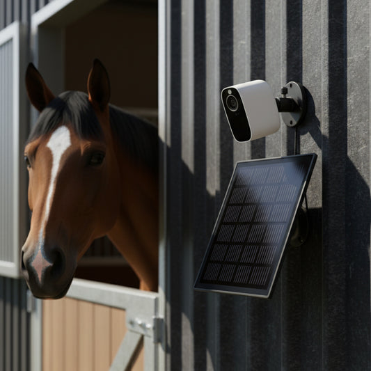 EquiCheck Camera 4G-SIM de Surveillance Autonome pour Chevaux, Ecurie et Extérieur