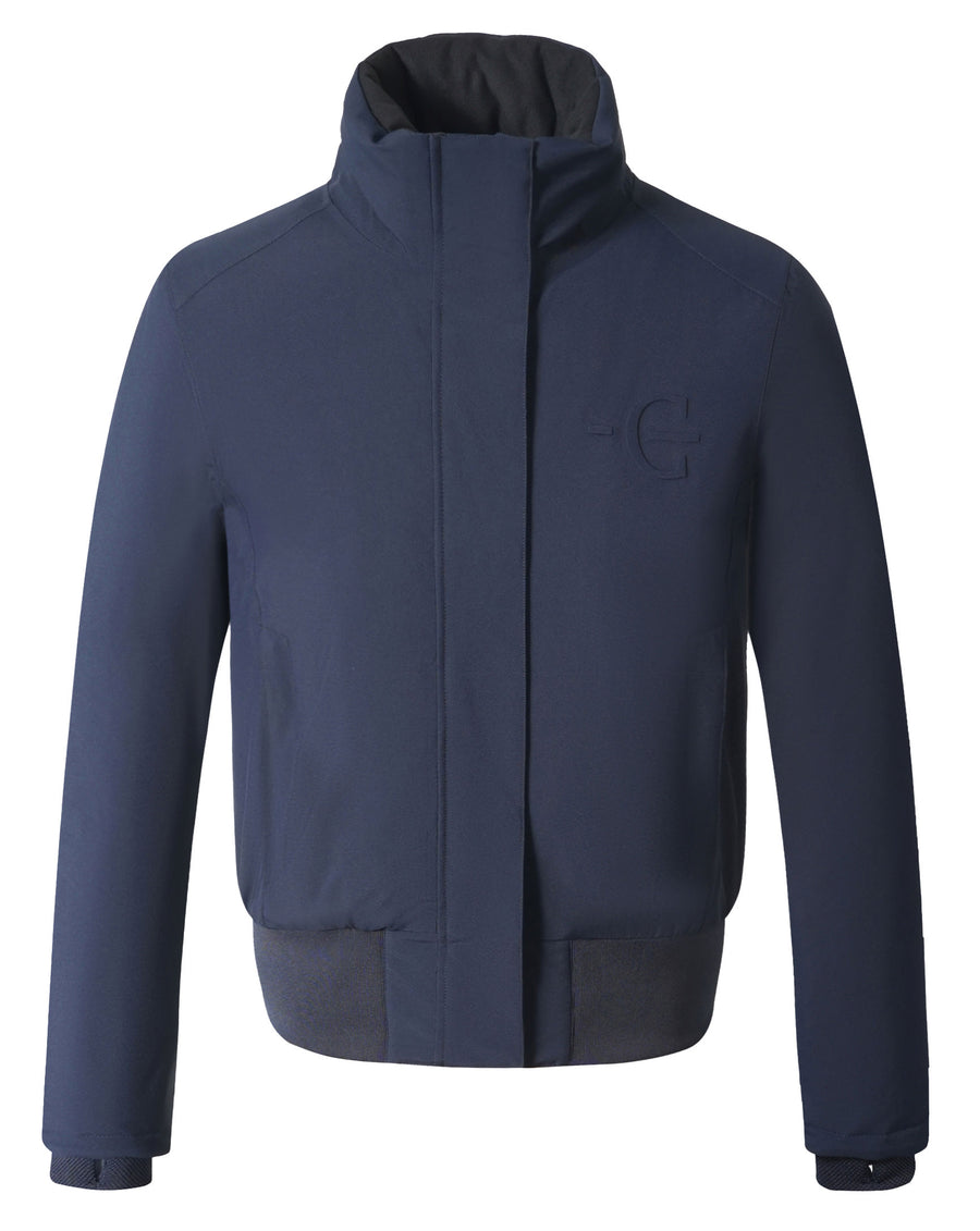 Blouson d'hiver Covalliero 2026, coloris bleu marine, vue de face