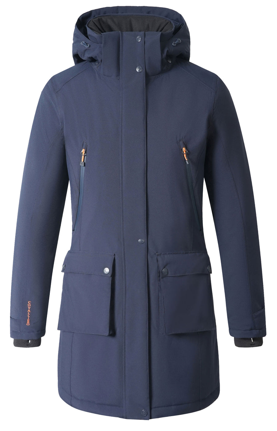 Parka d'équitation Covalliero 2026, coloris bleu marine, vue de face