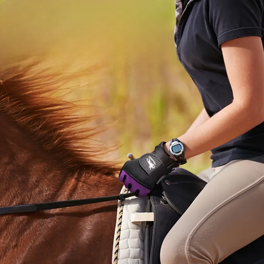 Gants d'équitation confortables antidérapants ajustables