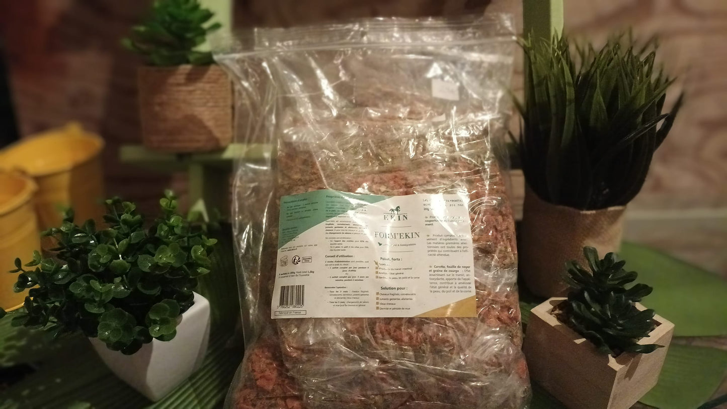 Form’EKIN Compliment alimentaire pour améliorer l’état général des chevaux