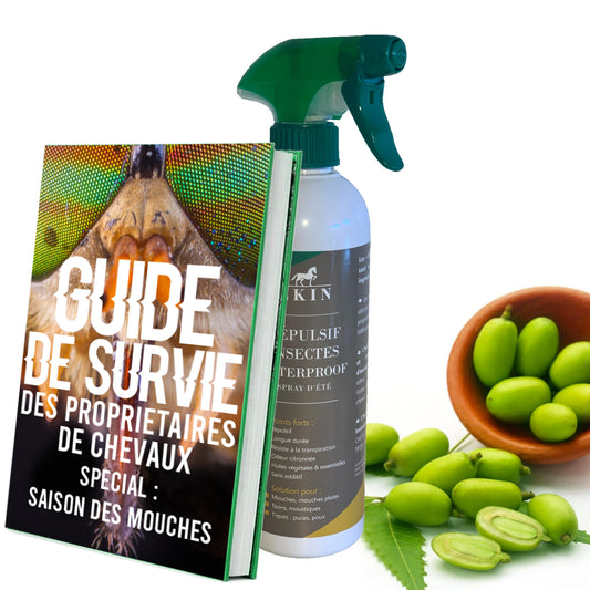 Ekin spray anti piqures d'insectes pour cheval d'équitation