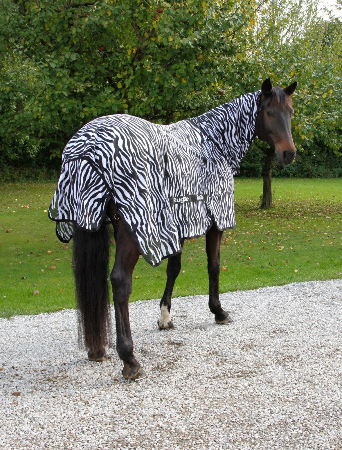 Couverture Zebre protection intégrale anti mouches et taons pour dos 125 cm