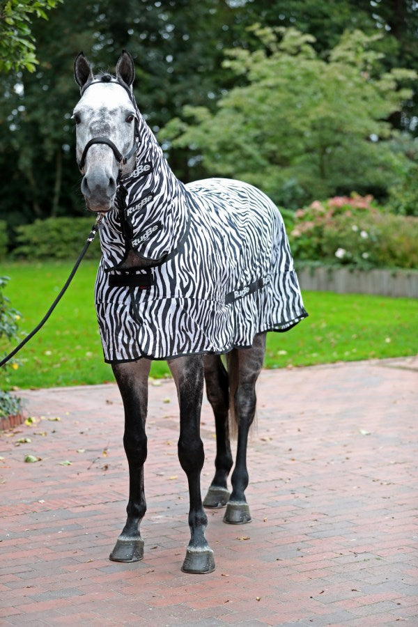 Couverture Zebre protection intégrale anti mouches et taons pour dos 125 cm