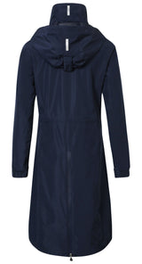Manteau de pluie Covalliero, vue de dos avec capuche