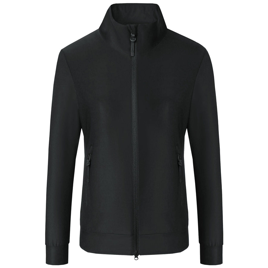 Blouson noir, vue de trois quarts