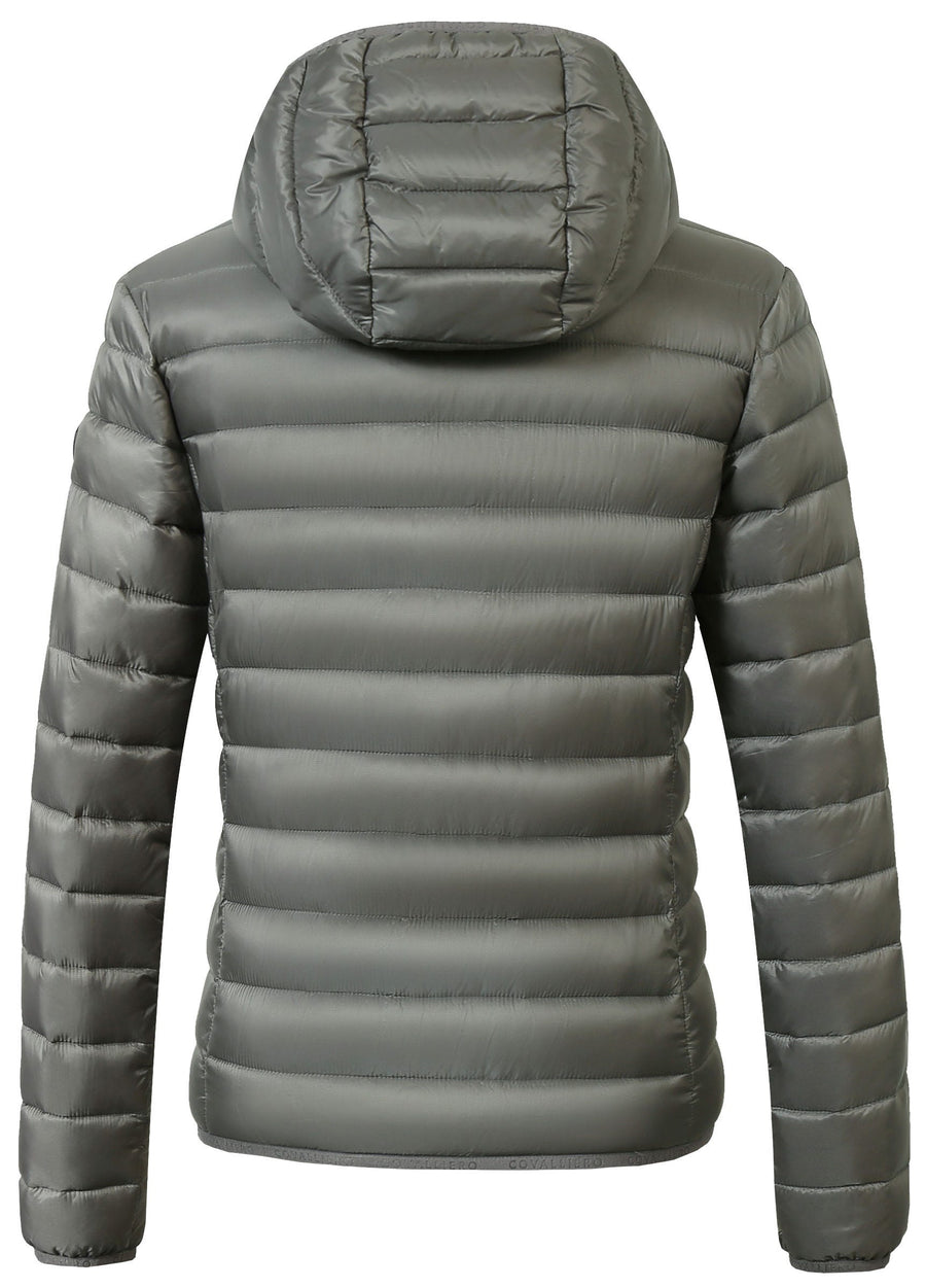 Veste matelassée Covalliero gris acier