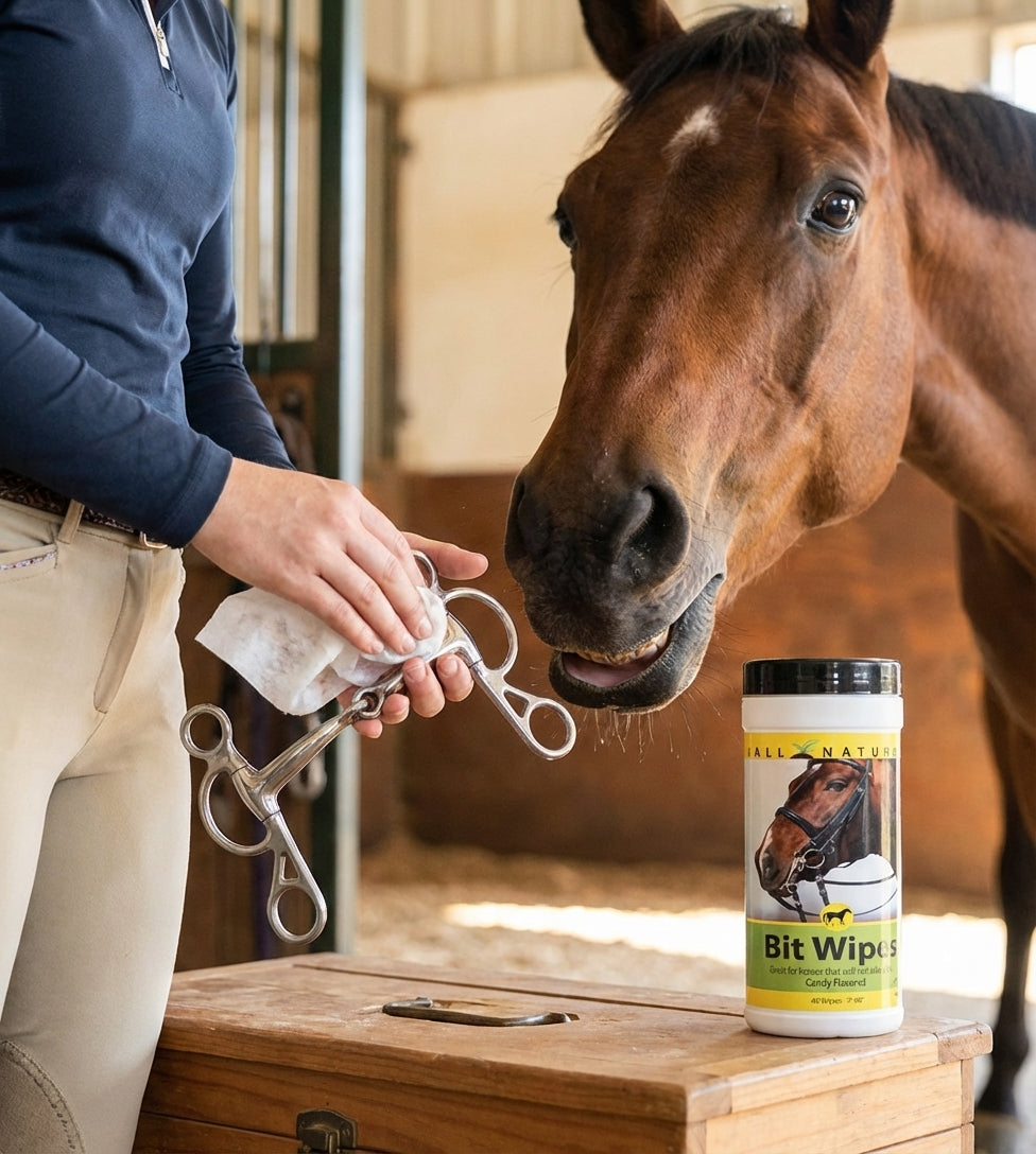 Lingettes d'Acceptation du Mors Aromatisées