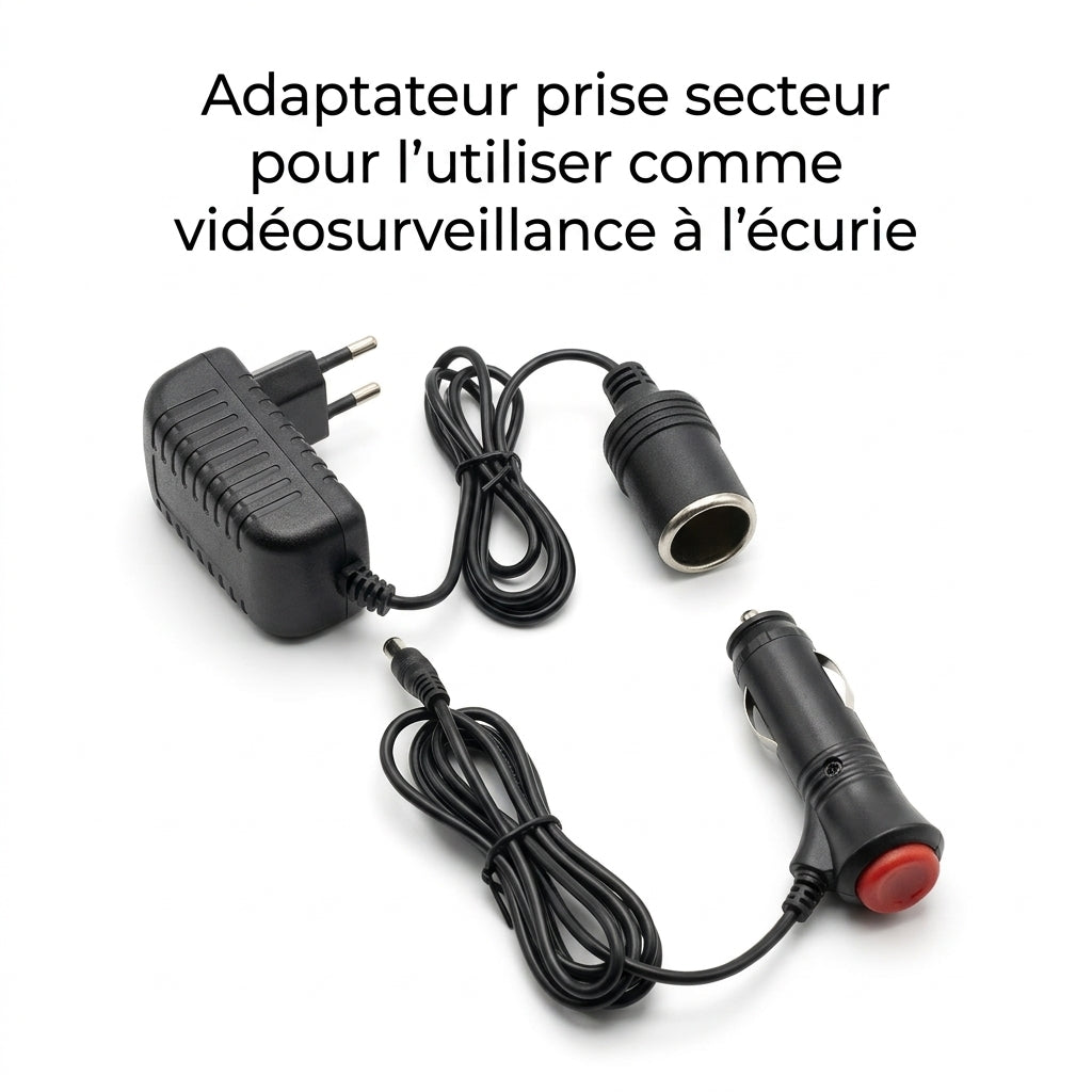 Le kit caméra + moniteur sans fil pensé pour les vans, camions et remorques pour chevaux