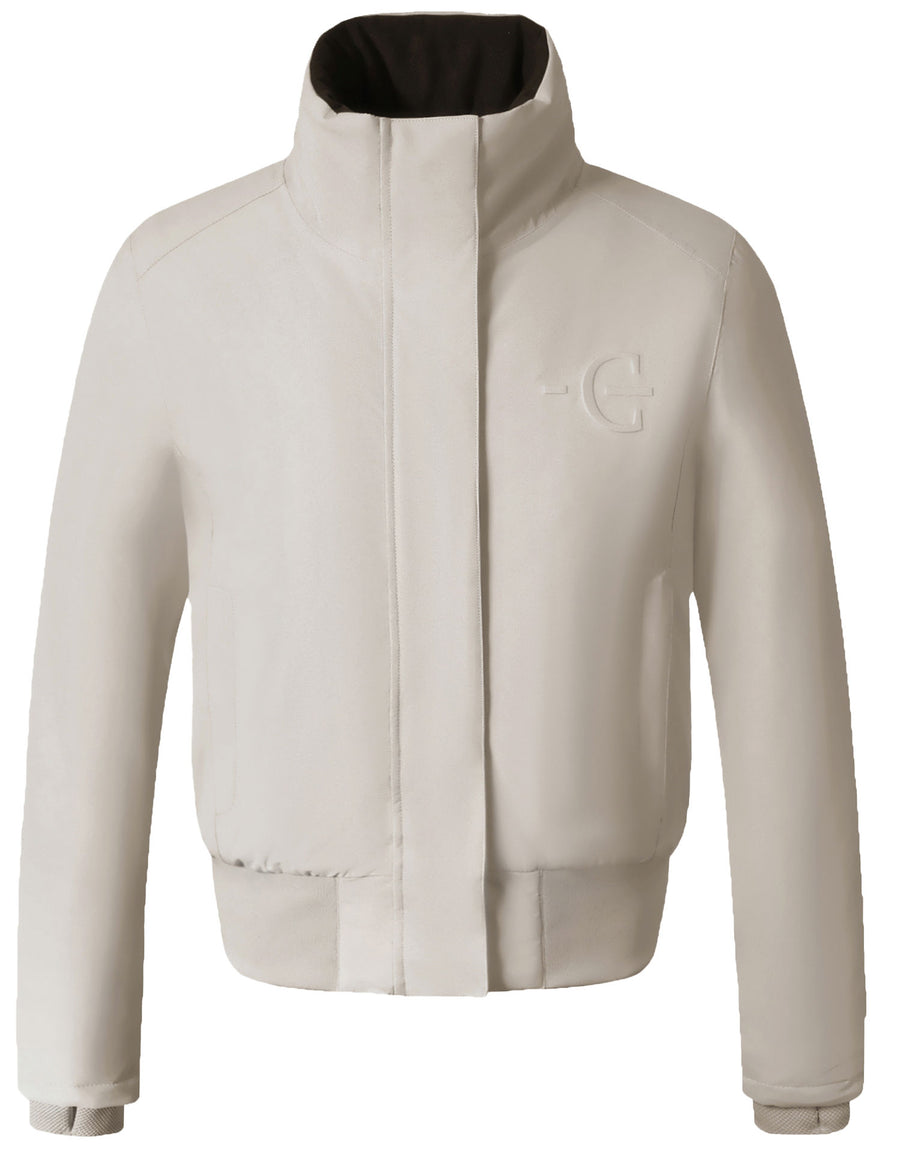 Blouson d'hiver Covalliero 2026, coloris beige, vue de face