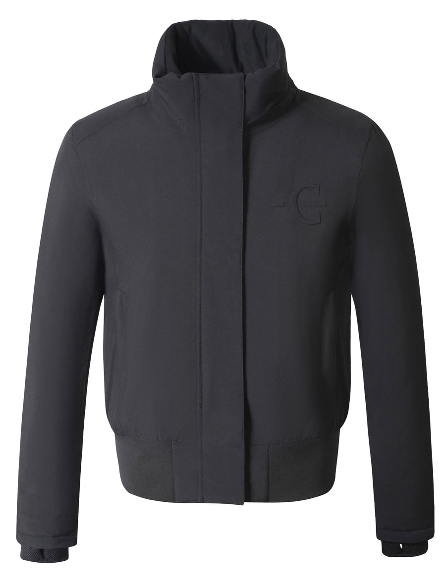 Blouson d'hiver Covalliero 2026, coloris noir, vue de face