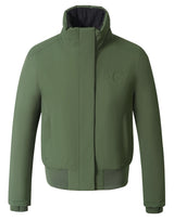 Blouson d'hiver Covalliero 2026, coloris vert forêt, vue de face