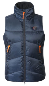 Doudoune sans manches Covalliero 2026, coloris bleu marine, vue de face