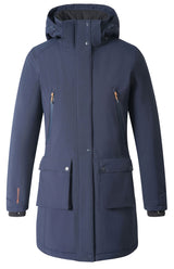 Parka d'équitation Covalliero 2026, coloris bleu marine, vue de face