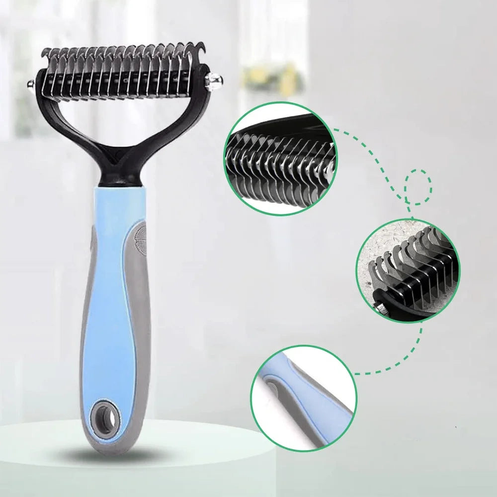 La brosse aux 17 dents qui enlève les poils sans lutter